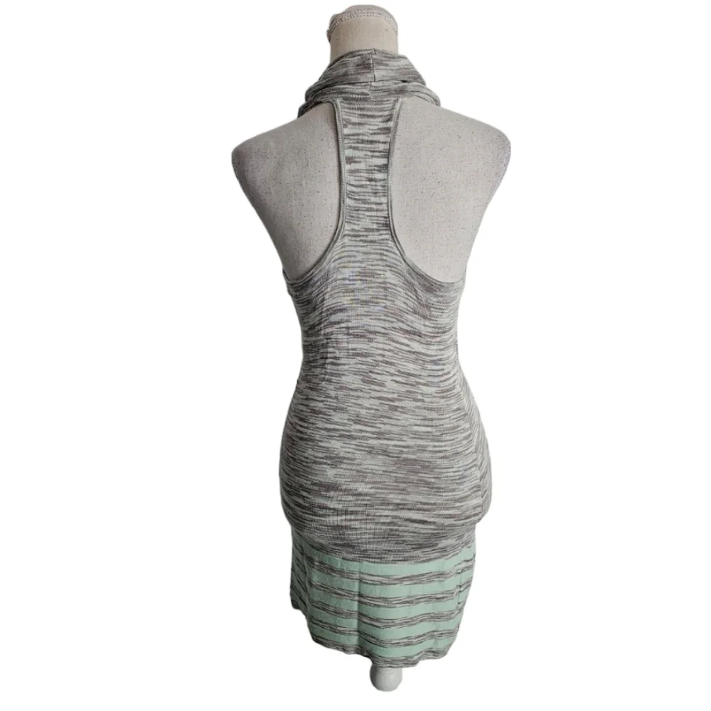 Marciano Cowl Neck Racerback Knit Dress